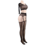 QUEEN LINGERIE BODYSTOCKING TOP MANGA LARGA S-L por sólo 15,96 €