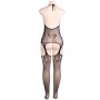 QUEEN LINGERIE BODYSTOCKING ENCAJES S-L