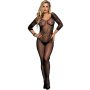 QUEEN LINGERIE BODYSTOCKING CON ABERTURA MANGA LARGA S-L por sólo 15,96 €