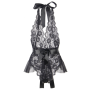 QUEEN LINGERIE TEDDY ESCOTADO DE ENCAJES PLUS SIZE por sólo 19,96 €