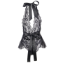 QUEEN LINGERIE TEDDY ESCOTADO DE ENCAJES PLUS SIZE por sólo 19,96 €