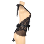 QUEEN LINGERIE TEDDY ESCOTADO DE ENCAJES PLUS SIZE por sólo 19,96 €