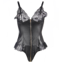 QUEEN LINGERIE TEDDY CON CREMALLERA PLUS SIZE por sólo 20,76 €