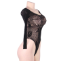 QUEEN LINGERIE LONG SLEEVE TEDDY S-L