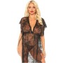 LEG AVENUE SET DOS PIEZAS BATA DE ENCAJES Y TANGA M/L por sólo 35,20 €