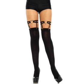 LEG AVENUE - LIGAS DOBLES ELASTICAS CON CORAZON TALLA UNICA por sólo 14,39 €