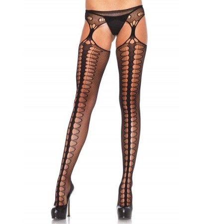 LEG AVENUE MEDIAS CON LIGUERO EXCLUSIVE NEGRO por sólo 11,99 €