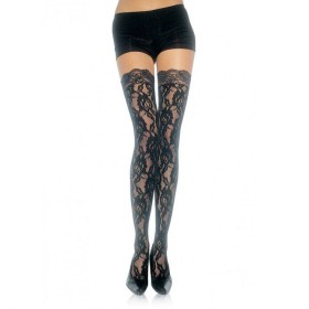 LEG AVENUE MEDIAS DE ENCAJE FLORAL por sólo 10,39 €