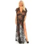 LEG AVENUE SET DOS PIEZAS BATA DE ENCAJES Y TANGA M/L por sólo 35,20 €