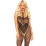 LEG AVENUE LACE BODYSTOCKING WITH CUT OUT T,.U.