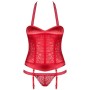 OBSESSIVE - FLAMERIA CORSET Y TANGA LIMITED COLOUR EDITION L/XL por sólo 47,46 €
