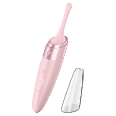 SATISFYER TWIRLING DELIGHT ESTIMULADOR CLITORIS ROSA