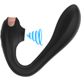 OHMAMA VIBRADOR CON ESTIMULADOR CLITORIS ONDAS por sólo 39,96 €