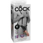 STRAP-ON CON DILDO HUECO 28 CM Y TIRANTES COLOR CARNE por sólo 89,76 €