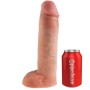 STRAP-ON CON DILDO HUECO 28 CM Y TIRANTES COLOR CARNE por sólo 89,76 €