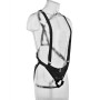STRAP-ON CON DILDO HUECO 28 CM Y TIRANTES COLOR CARNE por sólo 89,76 €