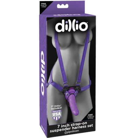 DILLIO ARNES STRAP ON CON TIRANTES Y DILDO 17.8 CM por sólo 55,96 €