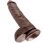 KING COCK 10" PENE REALISTICO MARRON 26.5 CM por sólo 47,96 €