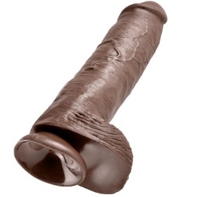 KING COCK 11" PENE REALISTICO MARRON 28 CM por sólo 56,78 €