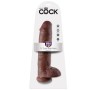 KING COCK 11" PENE REALISTICO MARRON 28 CM