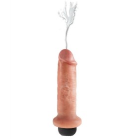DILDO SQUIRTING 17.8 CM KING COCK NATURAL por sólo 37,54 €