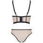 OBSESSIVE - NUDELIA SET DOS PIEZAS NUDE S/M