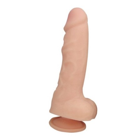 Consolador gigante con ventosa 22 cm  Natural