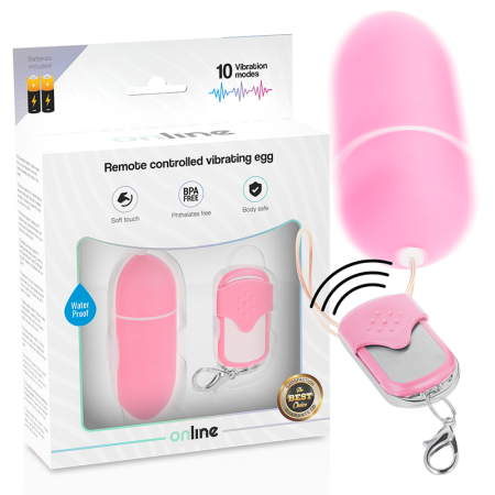 ONLINE HUEVO VIBRADOR CONTROL REMOTO L - ROSA por sólo 17,56 €