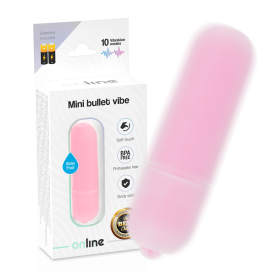 ONLINE MINI BALA VIBRADORA - ROSA por sólo 7,96 €