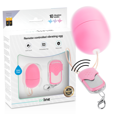 ONLINE HUEVO VIBRADOR CONTROL REMOTO S - ROSA por sólo 17,56 €
