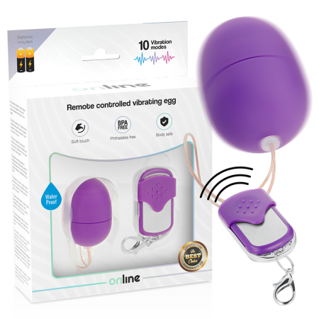 ONLINE HUEVO VIBRADOR CONTROL REMOTO S - LILA por sólo 17,56 €