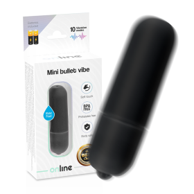 ONLINE MINI BALA VIBRADORA - NEGRO por sólo 7,96 €