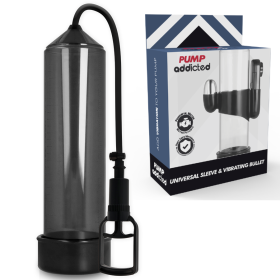 PUMP ADDICTED BOMBA ERECCIÓN RX7 NEGRO CON VIBRADOR por sólo 47,92 €