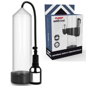 PUMP ADDICTED BOMBA ERECCIÓN RX7 TRANSPARENTE CON VIBRADOR por sólo 40,72 €