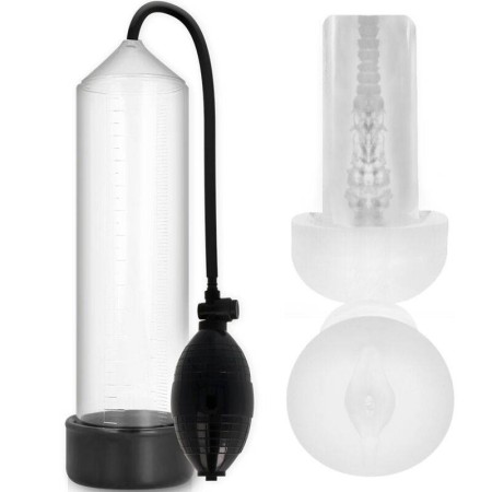 PUMP ADDICTED RX3 BOMBA ERECCIÓN NEGRO CON MASTURBADOR por sólo 31,92 €