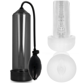 PUMP ADDICTED RX3 BOMBA ERECCIÓN TRANSPARENTE CON MASTURBADOR por sólo 31,92 €