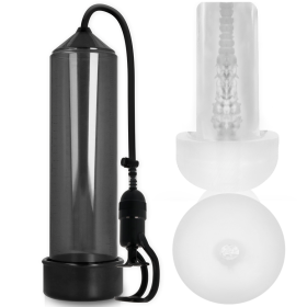 PUMP ADDICTED BOMBA ERECCIÓN RX5 BLACK CON MASTURBADOR por sólo 35,12 €