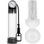 PUMP ADDICTED BOMBA ERECCIÓN RX9 TRANSPARENTE CON MASTURBADOR por sólo 43,12 €