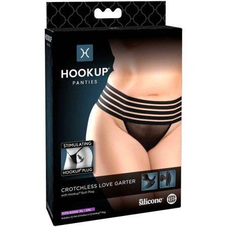 HOOK UP CROTHLESS LOVE GARTER TALLA PLUS por sólo 28,00 €