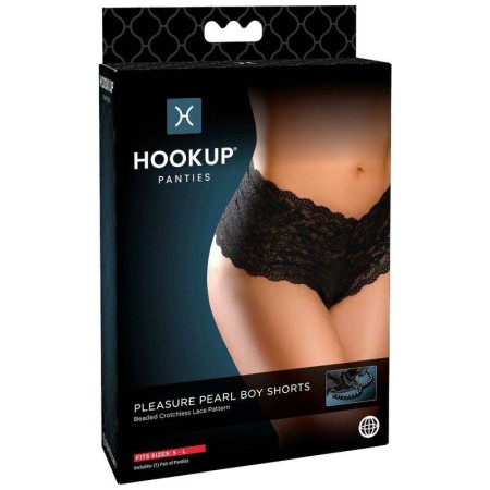 HOOK UP PLEASURE PEARL PANTY CON CADENA DE BOLAS TALLA UNICA por sólo 24,00 €