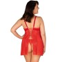 OBSESSIVE - BLOSSMINA CHEMISE Y TANGA 6XL/7XL por sólo 50,23 €