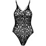 LEG AVENUE TEDDY DE ENCAJES Y TIRANTAS EN LA ESPALDA - NEGRO por sólo 27,92 €