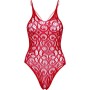 LEG AVENUE TEDDY DE ENCAJES Y TIRANTAS EN LA ESPALDA - ROJO por sólo 27,92 €