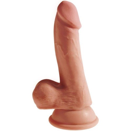 KING COCK PLUS 3D DILDO CON TESTICULOS 17 CM