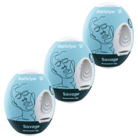 SATISFYER 3 HUEVOS MASTURBADORES - SAVAGE por sólo 10,36 €