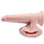 KING COCK PLUS 3D COCK SWINGING BALLS 24.5 CM - NATURAL