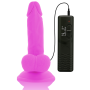 Vibrador flexible con mando a distancia 17 cm LILA