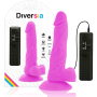 Vibrador flexible con mando a distancia 18 cm LILA por sólo 35,96 €