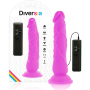 Vibrador flexible con mando a distancia 21 cm LILA por sólo 35,96 €
