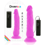 Vibrador flexible con mando a distancia 21 cm LILA